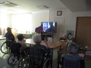 映画館のような雰囲気で