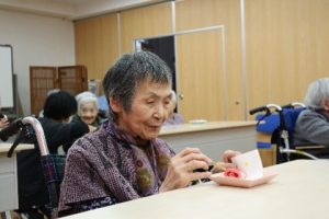 可愛らしいお茶菓子です